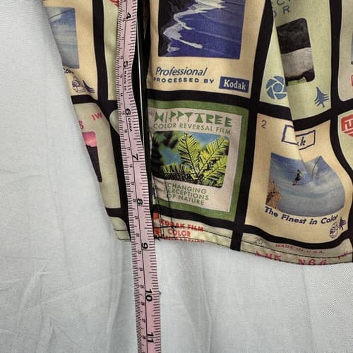 Hippy Tree Board Shorts Mens 36 Surf Swim Trunks Surf Multicolor Camera Print 9" - Thumbnail 9