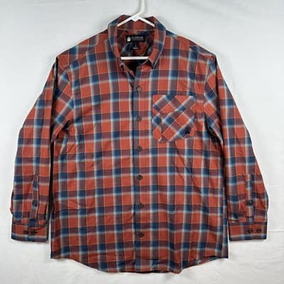 Alaskan Hardgear Flannel Shirt Mens Large Red Plaid Long Sleeve Button Up Duluth - Thumbnail 2