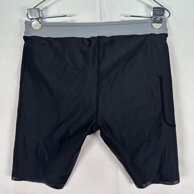 Ten Thousand Lined Compression Shorts Mens Small Pink Athletic Training Gym EUC - Thumbnail 6