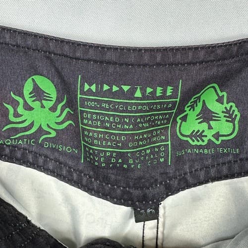 Hippy Tree Board Shorts Mens 36 Surf Swim Trunks Surf Multicolor Camera Print 9" - Thumbnail 8