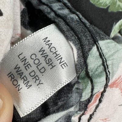 Betabrand Hawaiian Shirt Mens Medium Multicolor Floral Tropical Short Sleeve - Thumbnail 6