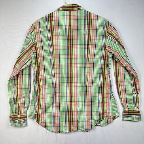 Polo Ralph Lauren RL Western Shirt Mens Large Pearl Snap Double Pocket Vintage - Thumbnail 3