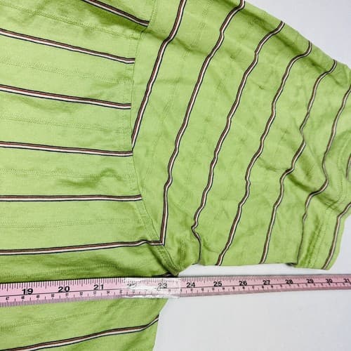 The Pinehurst Collection Golf Polo Shirt Mens Large Green Striped Pinehurst 1895 - Thumbnail 11