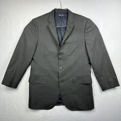 J.Crew Aldridge Suit Jacket Men 40R Charcoal Gray Loro Piana Italian Wool Blazer - Thumbnail 2