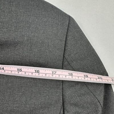 J.Crew Aldridge Suit Jacket Men 40R Charcoal Gray Loro Piana Italian Wool Blazer - Thumbnail 11