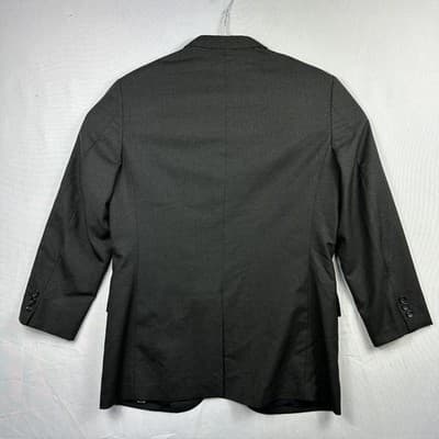 J.Crew Aldridge Suit Jacket Men 40R Charcoal Gray Loro Piana Italian Wool Blazer - Thumbnail 3