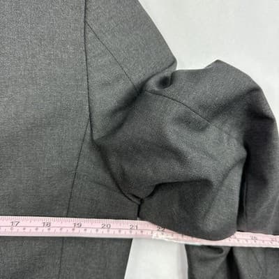 J.Crew Aldridge Suit Jacket Men 40R Charcoal Gray Loro Piana Italian Wool Blazer - Thumbnail 10