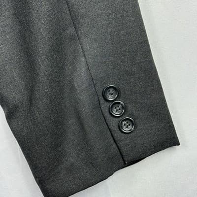 J.Crew Aldridge Suit Jacket Men 40R Charcoal Gray Loro Piana Italian Wool Blazer - Thumbnail 15