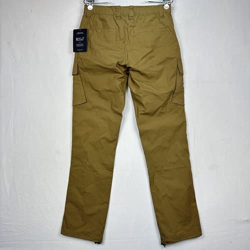 NEW Bylt Cargo Pants Mens 30 x 32 Brown Ripstop Tactical Utility Hiking Outdoor - Thumbnail 3