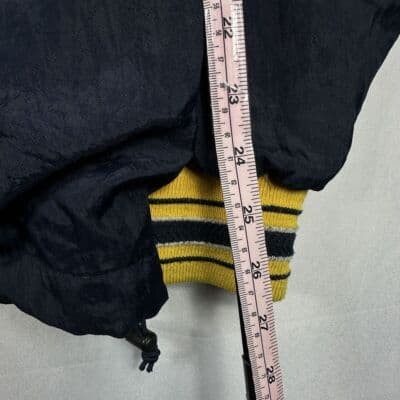 Champion Michigan Pullover Windbreaker Mens XL Navy Blue Spellout Vintage 90s - Thumbnail 11