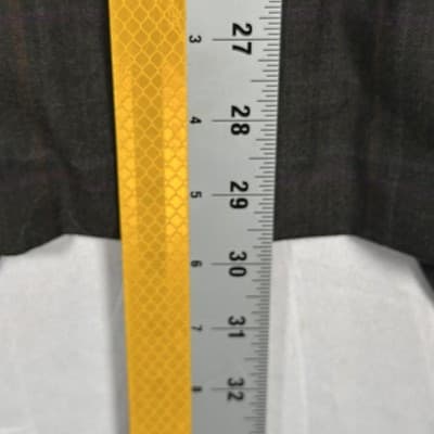 Hickey Freeman Vanguard Blazer 38 R Mens Wool Cashmere Plaid Sport Coat Grey - Thumbnail 7