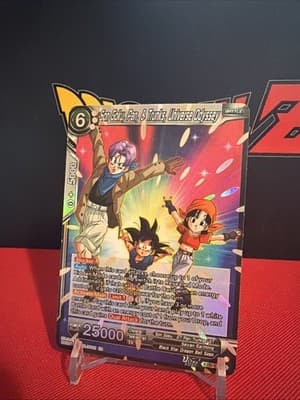 DBS BT30-124 SR Son Goku, Pan, & Trunks Universe Odyssey Three Glorious Fighters - Thumbnail 3