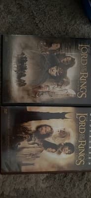 Lord of the Rings the Two Towers DVD Widescreen Edition And Fellowship Ring - Image 1
