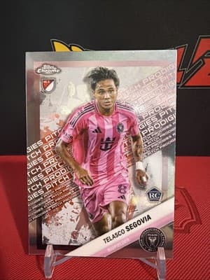 2025 Topps Chrome MLS Pitch Prodigies #195 Telasco Segovia (RC) - Image 1