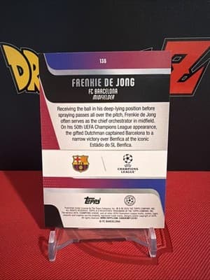 2025-26 Topps UEFA Club Competitions Sparkle Foil Frenkie de Jong Barcelona #135 - Thumbnail 2