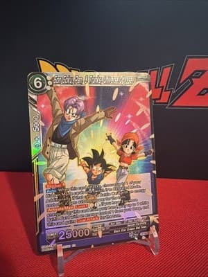 DBS BT30-124 SR Son Goku, Pan, & Trunks Universe Odyssey Three Glorious Fighters - Thumbnail 2