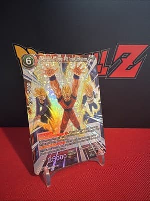 DBS BT30-006 SR SS Son Goku Vegeta Trunks Golden Warriors Three Glorious Fighter - Thumbnail 2