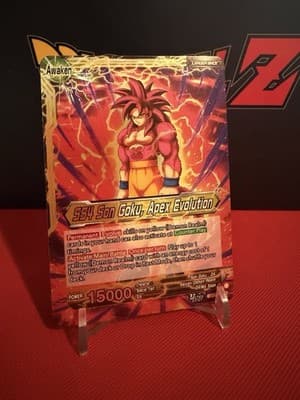 SS4 SON GOKU, APEX EVOLUTION BT30-067 Three Glorious Fighters Dragon Ball Master - Thumbnail 2