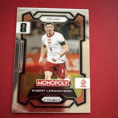 2026 Panini Prizm Monopoly FIFA World Cup Robert Lewandowski Card #84 - Image 1