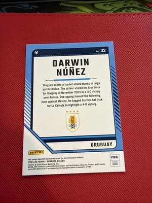 2024-25 Donruss Soccer | Darwin Nunez Uruguay - Thumbnail 2