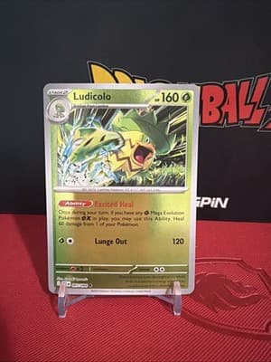 Pokemon ME02: Phantasmal Flames - Ludicolo - Reverse Holo 007/094 - Image 1