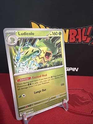 Pokemon ME02: Phantasmal Flames - Ludicolo - Reverse Holo 007/094 - Thumbnail 2