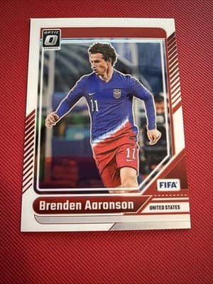 2024-25 Donruss Optic #11 Brenden Aaronson - Image 1