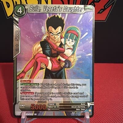 Dragon Ball Super CCG Bulla, Vegeta's Daughter BT29-129 R Foil Anime Card - Image 1
