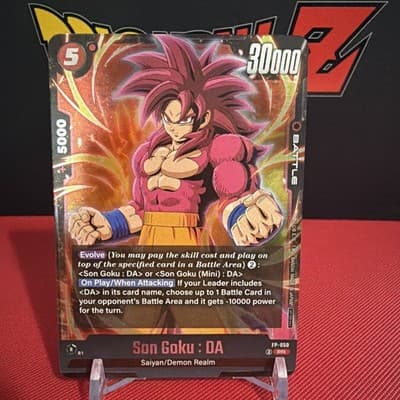 Dragon Ball Super TCG Fusion World Promo Card Son Goku: DA Foil English - Thumbnail 2