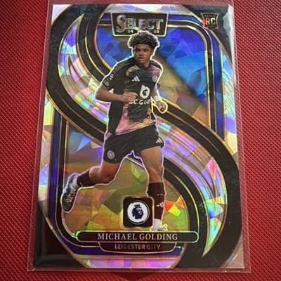 2024-25 Panini Select Premier League #194 Michael Golding Wave Mojo Prizm Rookie - Image 1