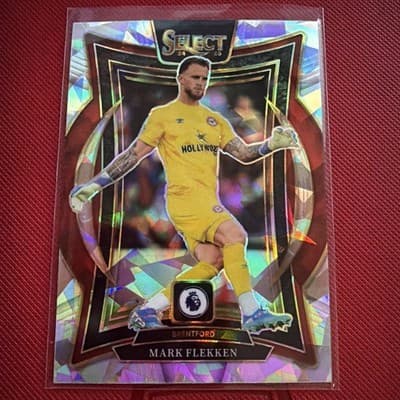 Mark Flekken 2024-25 Select Premier League EPL Terrace White Prizm Brentford - Image 1