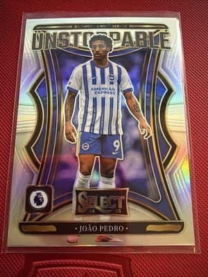 2024-25 Select Premier League Joao Pedro #8 Unstoppable Silver Brighton - Image 1