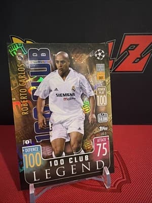 2021-22 Topps Match Attax UCL Extra - 100 Club Legend Roberto Carlos #LEG 3 - Thumbnail 2
