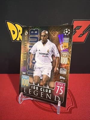 2021-22 Topps Match Attax UCL Extra - 100 Club Legend Roberto Carlos #LEG 3 - Thumbnail 3