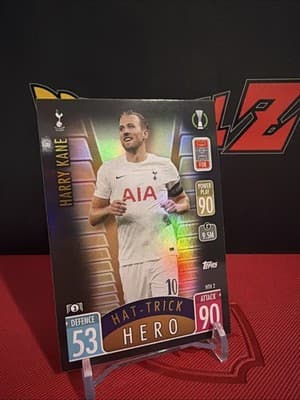 TOPPS MATCH ATTAX HARRY KANE HAT TRICK HERO 2021 - Thumbnail 3