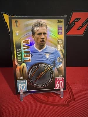 Topps 2021-22 Match Attax - Lucas Leiva Signature Style Lazio SIG 8 - Image 1