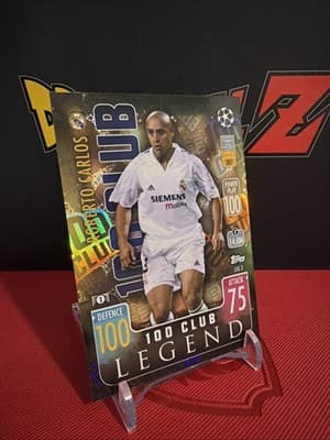 2021-22 Topps Match Attax UCL Extra - 100 Club Legend Roberto Carlos #LEG 3 - Thumbnail 4