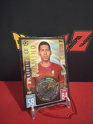 2021-22 Topps Match Attax #SIG3 Roberto Firmino SIGNATURE SERIES Insert - Thumbnail 3