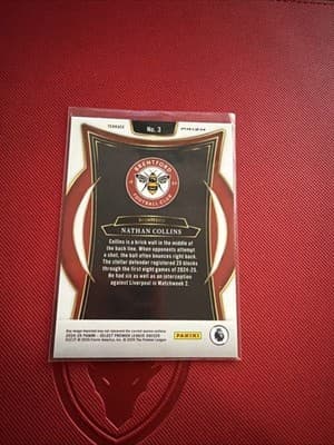2024-25 Panini Select Premier League - Nathan Collins #3 Mojo Prizm - Thumbnail 2