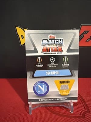 2021-22 Topps Match Attax UCL Extra Kalidou Koulibaly 100 Club #CLU2 SSC Napoli - Thumbnail 5