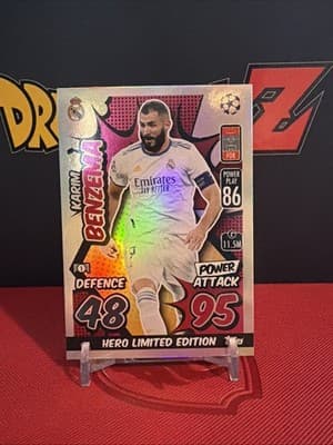 Topps Match Attax 2021-22 Karim Benzema (Hero Limited Edition) - Image 1