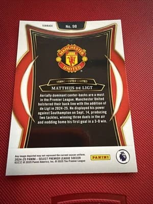 2024-25 Panini Select Premier League - Matthijs de Ligt #98 - Thumbnail 2