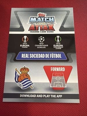 2021-22 Topps Match Attax UCL Extra - Stars of 2021 Alexander Isak #STA 7 - Thumbnail 2