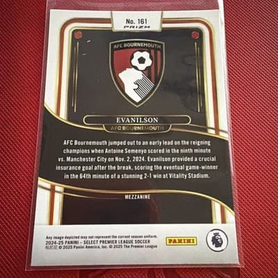 2024-25 Select Premier League Mezzanine #161 Evanilson - Thumbnail 2