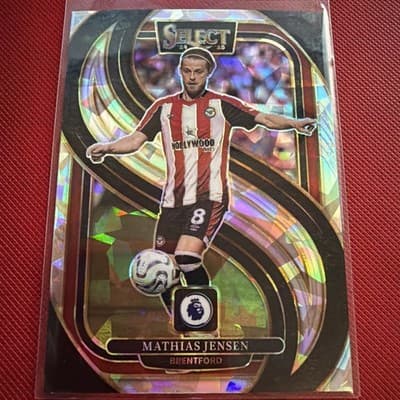 2024-25 Select Premier League Mezzanine #103 Mathias Jensen ICe Prizm - Image 1