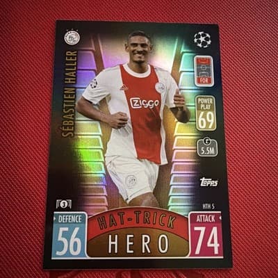 2021-22 Topps Match Attax #HTH5 Sebastien Haller - AFC Ajax - Image 1