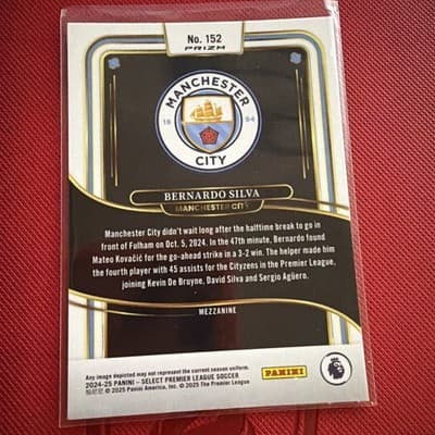 2024-25 Panini Select Premier League Bernardo Silva Multi-Color Prizm #152 - Thumbnail 2