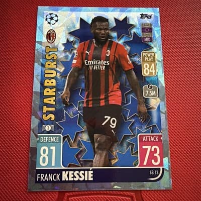 2021-22 Topps Match Attax Starburst Franck Kessie AC Milan #SB13 - Image 1