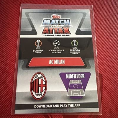 2021-22 Topps UEFA Match Attax Extra TIEMOUE BAKAYOKO Blue Crystal Foil #SU26 - Thumbnail 2