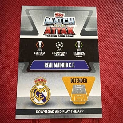 2021-22 Topps Match Attax UCL Extra - Squad Update Eder Militao #SU 15 Crystal - Thumbnail 2